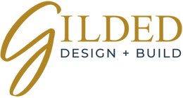White Logo for Gilded Design and Build