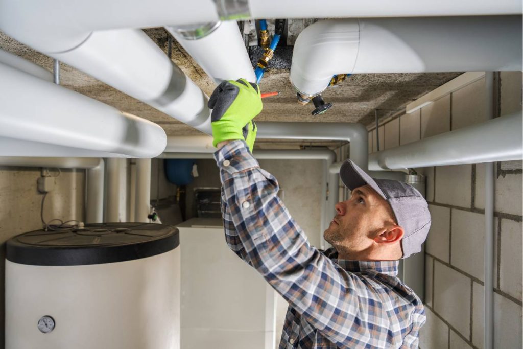 HVAC and plumbing systems in a new Ottawa home.