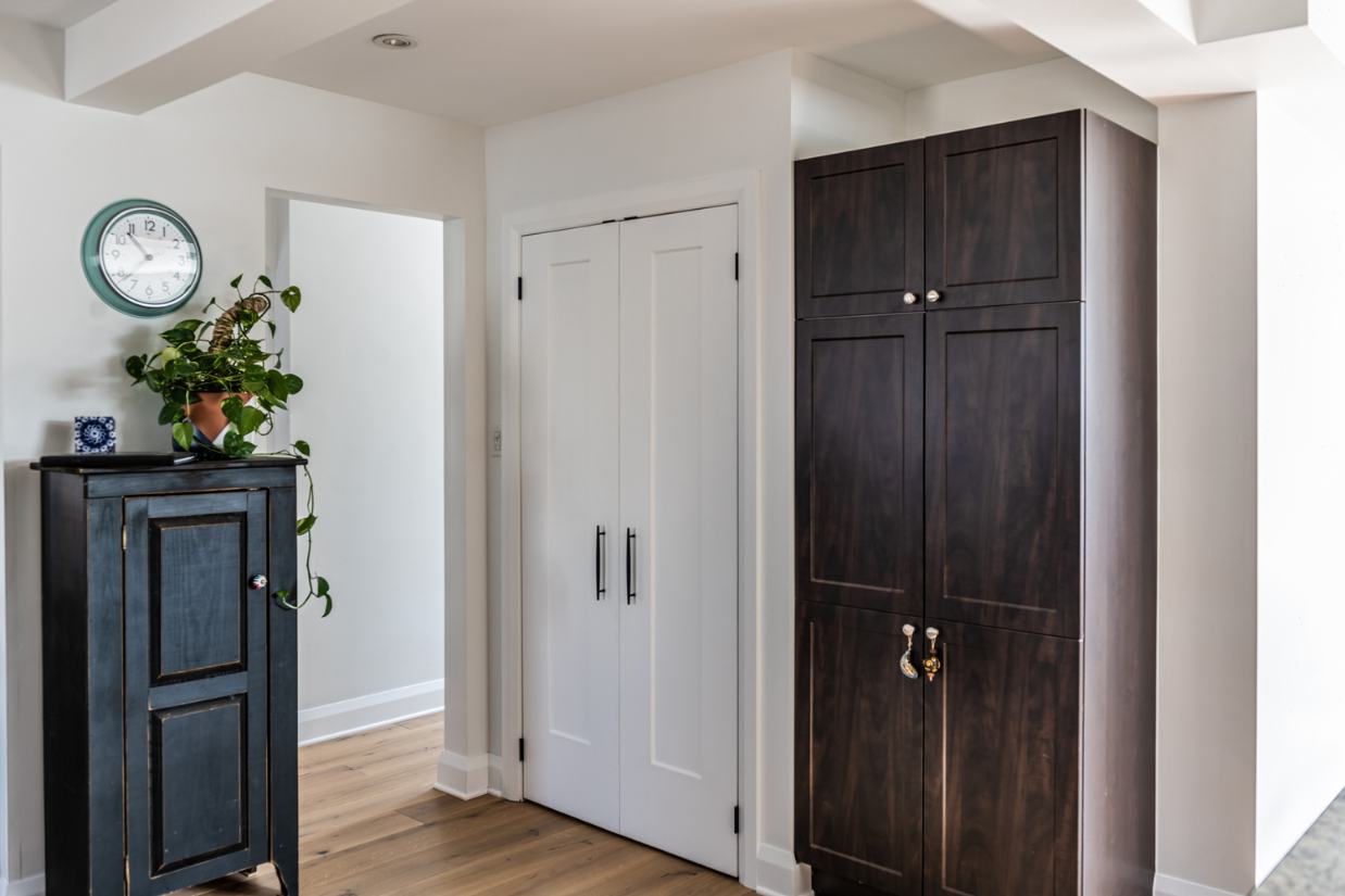 Renovated common area in Westboro home in central Ottawa.